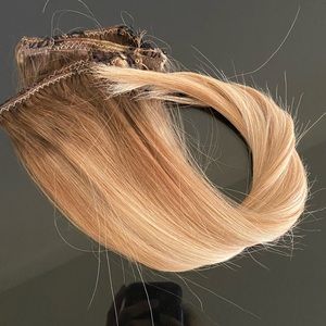 Custom Balayage 18” Real Remi Hair Extensions